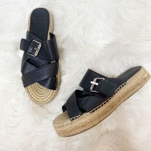 Marc Fisher Espadrille Platform Sandals Size 8